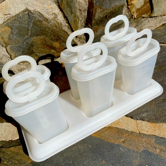 Vintage Tupperware popsicle molds with tray - Picture 1 of 2